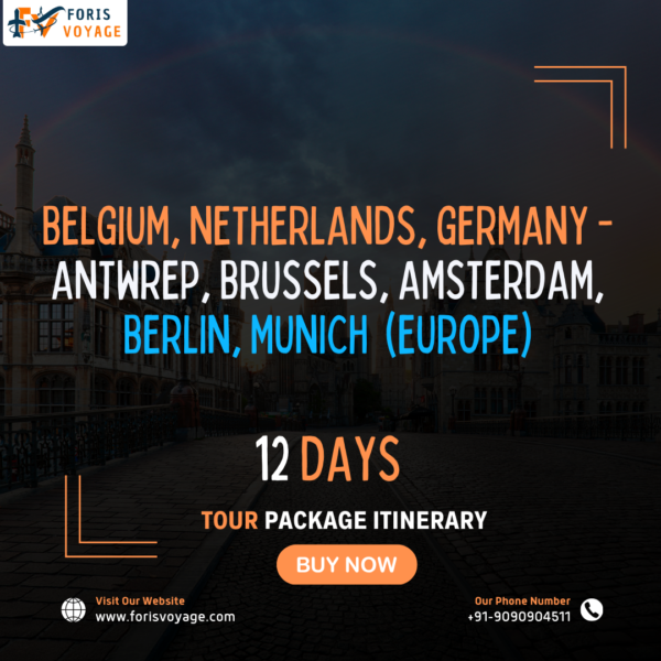 Belgium, Netherlands, Germany - Brussels, Amsterdam, Berlin, Munich, Garmisch | 12 days (Europe)