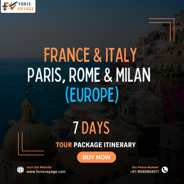France & Italy - Paris, Rome & Milan | 7 Days (Europe)