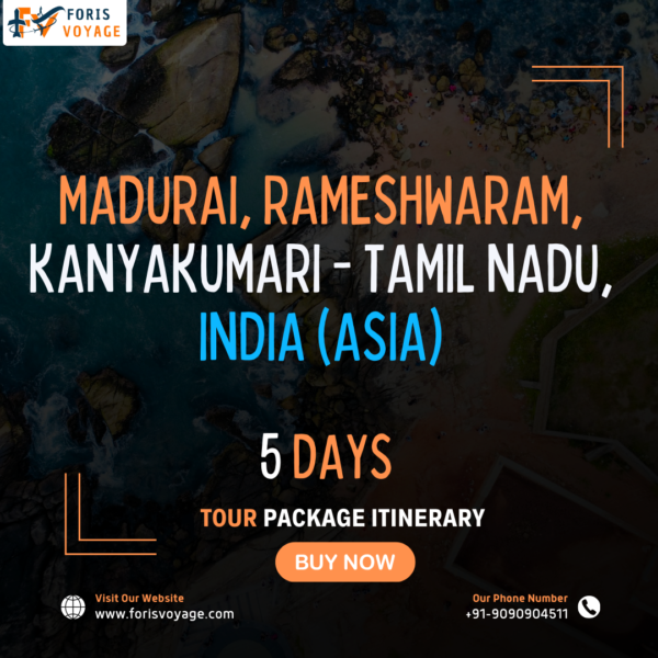 Madurai, Rameshwaram, Kanyakumari - Tamil Nadu, India | 5 days (Asia)