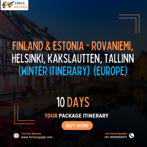 Finland & France - Rovaniemi, Helsinki, Kakslautten, Paris (Winter Itinerary) | 13 days (Europe)
