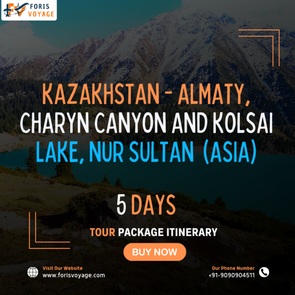 Kazakhstan - Almaty, Charyn Canyon and Kolsai Lake, Nur Sultan | 5 Days (Asia)