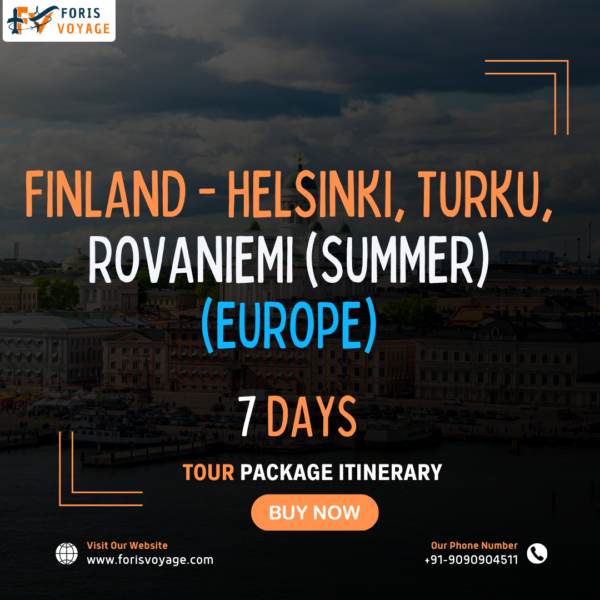 Finland - Helsinki, Turku, Rovaniemi (Summer) | 7 Days (Europe)