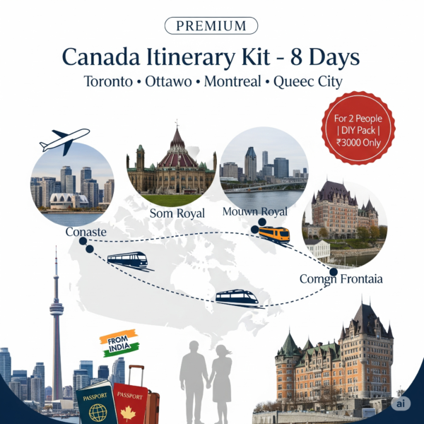 Canada- Toronto, Ottawa, Montreal, Quebec | 8 Days (North America)