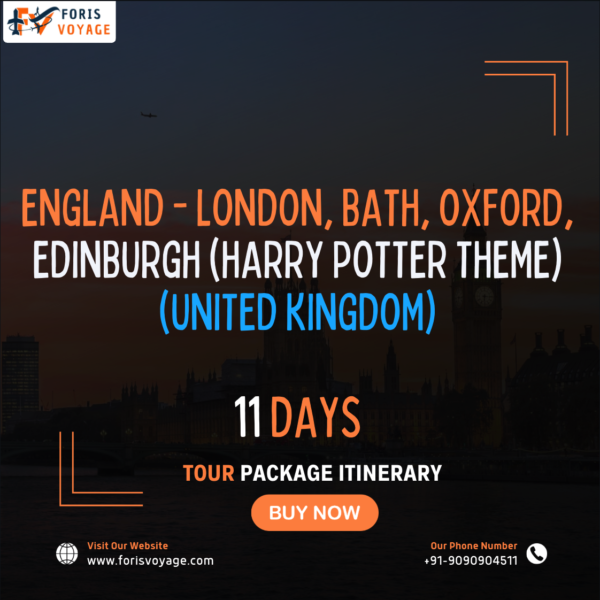 England - London, Bath, Oxford, Edinburgh (Harry Potter Theme) | 11 Days (United Kingdom)